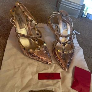 Authentic Valentino studded heels